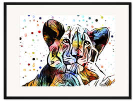 Gerahmter Kunstdruck Motley Crew in Farbe I