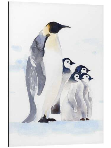 Alumiinitaulu Emperor Penguins I