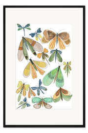 Gerahmter Kunstdruck Flügel in Hülle und Fülle II