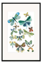 Gerahmter Kunstdruck Flügel in Hülle und Fülle I