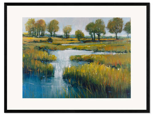 Plakat artystyczny premium w ramie Swamp landscape III