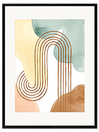 Framed art print Spring Shapes I