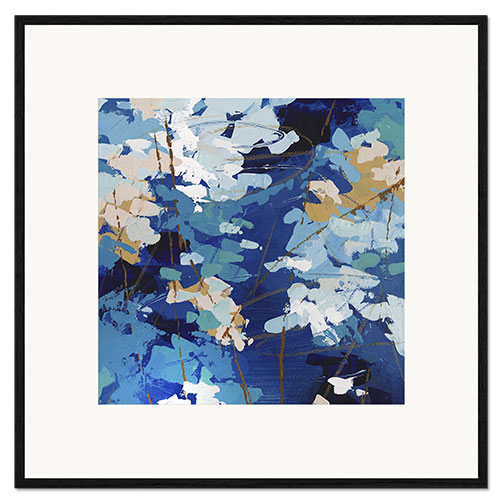 Impression artistique encadrée Waves in Still Water IV