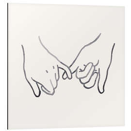 Magnettafel Rosa Versprechen I