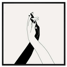 Gerahmter Kunstdruck Halt dich fest II