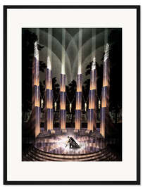 Gerahmter Kunstdruck Nachtmusik