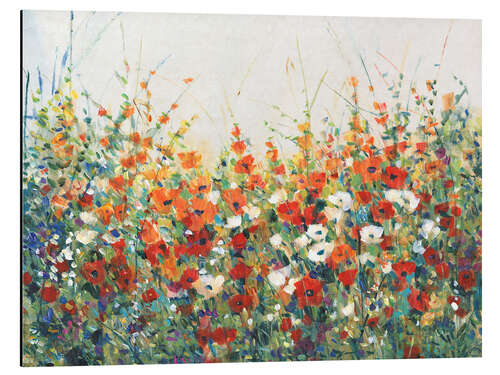 Tableau en aluminium Blooming garden II