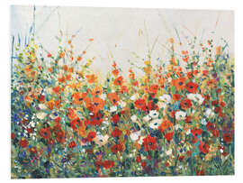 Foam board print Blooming garden II