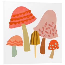 Stampa su PVC Cupcake Mushrooms II