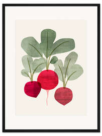 Gerahmter Kunstdruck Organic Veg I
