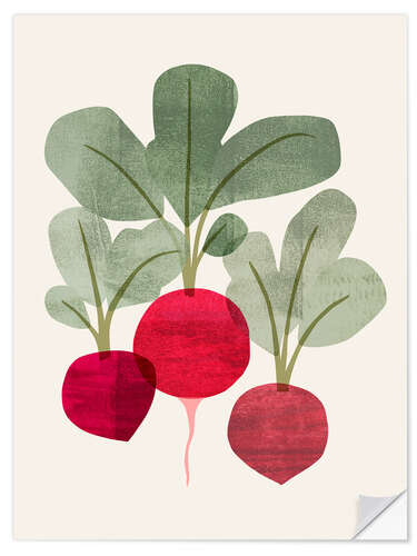 Wall sticker Organic Veg I