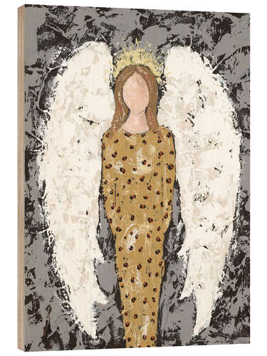 Quadro de madeira Earthly Angel I.