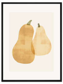 Gerahmter Kunstdruck Organic Veg VI