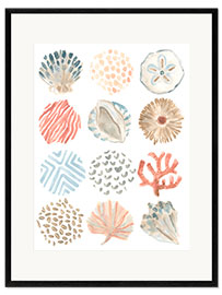 Framed art print Ocean pattern I.