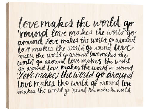 Trebilde Love makes the world go round