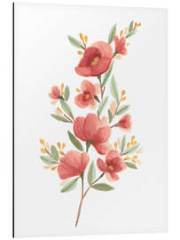 Magnettafel Wildblumenzweig II