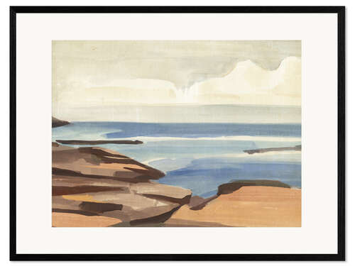 Ingelijste kunstdruk Days by the Sea I