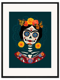 Gerahmter Kunstdruck Tag der Toten I