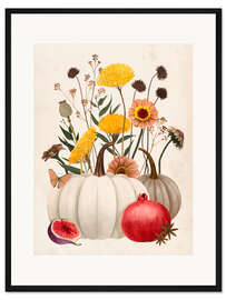 Gerahmter Kunstdruck Herbstbotanik II