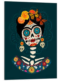 Stampa su plexi-alluminio Bright Day of the Dead II