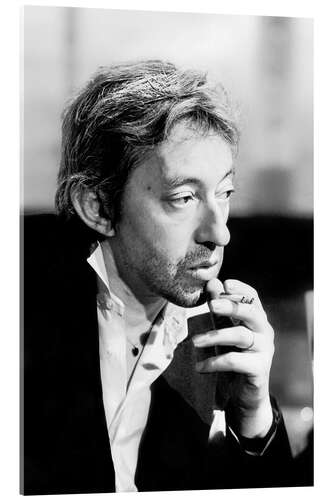 Acrylic print Serge Gainsbourg, 1978