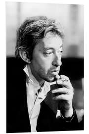 Foam board print Serge Gainsbourg, 1978