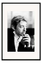Gerahmter Kunstdruck Serge Gainsbourg, 1978