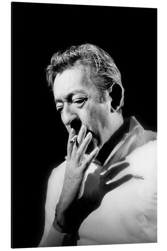 Aluminiumtavla Serge Gainsbourg, 1989