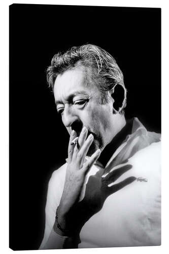 Canvas print Serge Gainsbourg, 1989