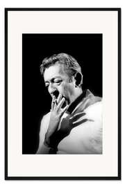Gerahmter Kunstdruck Serge Gainsbourg, 1989
