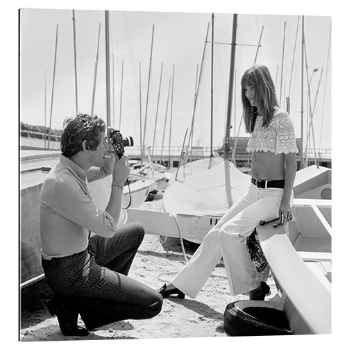 Gallery Print Serge Gainsbourg und Jane Birkin, 1969