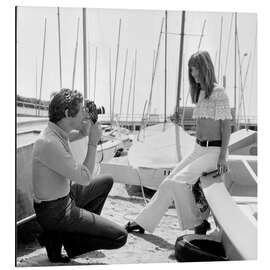 Magnettafel Serge Gainsbourg und Jane Birkin, 1969
