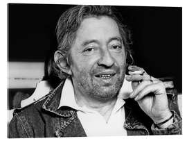 Acrylic print Serge Gainsbourg, 1988