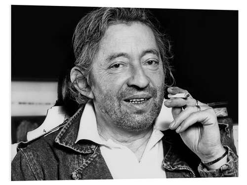 PVC-tavla Serge Gainsbourg, 1988