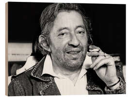 Trätavla Serge Gainsbourg, 1988