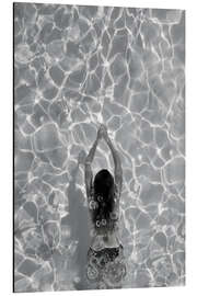 Aluminium print Water love - swimming in the pool