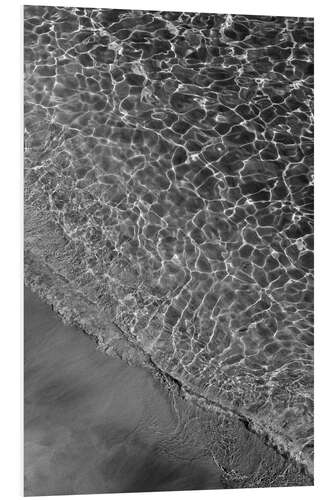 Foam board print Where sand and water meet