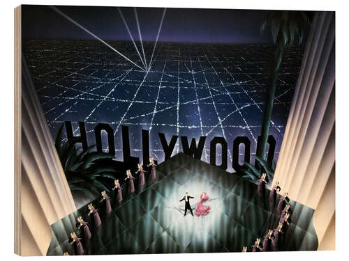 Holzbild Hollywood