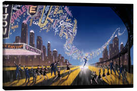 Tableau sur toile Neon symphony