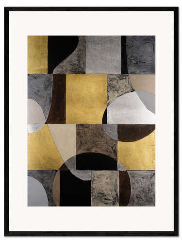 Plakat artystyczny premium w ramie Neutral Framework II
