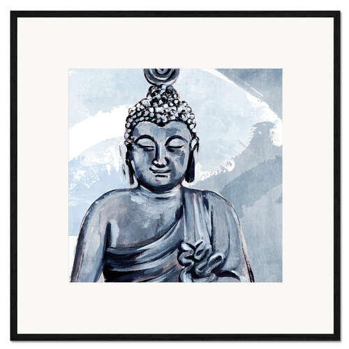 Framed art print Awakening in Blue IV