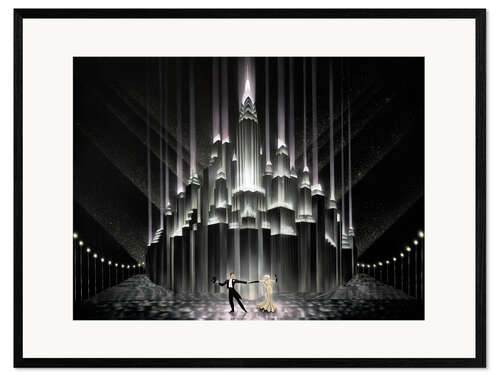 Framed art print Two for tonight