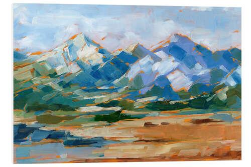 PVC print Blue Mountain Peak II