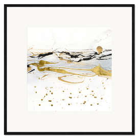 Kehystetty taidepainatus Golden Kelp II