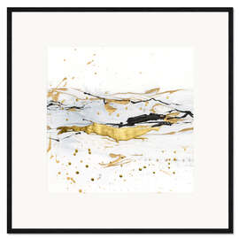 Kehystetty taidepainatus Golden Kelp I