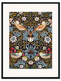 Gerahmter Kunstdruck Erdbeerdieb I