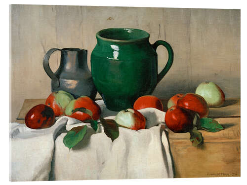 Acrylic print Still life with apples, 1924