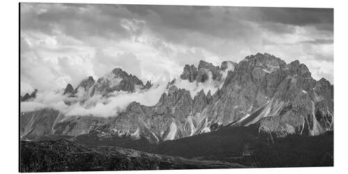 Tableau en aluminium Sesto Dolomites in South Tyrol