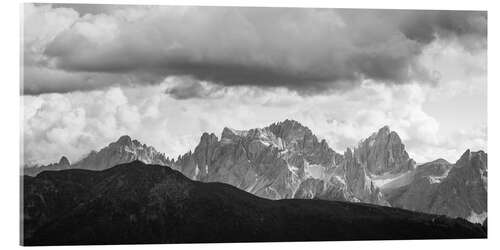 Acrylic print Sesto Dolomites, South Tyrol