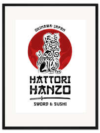 Gerahmter Kunstdruck Hattori Hanzo